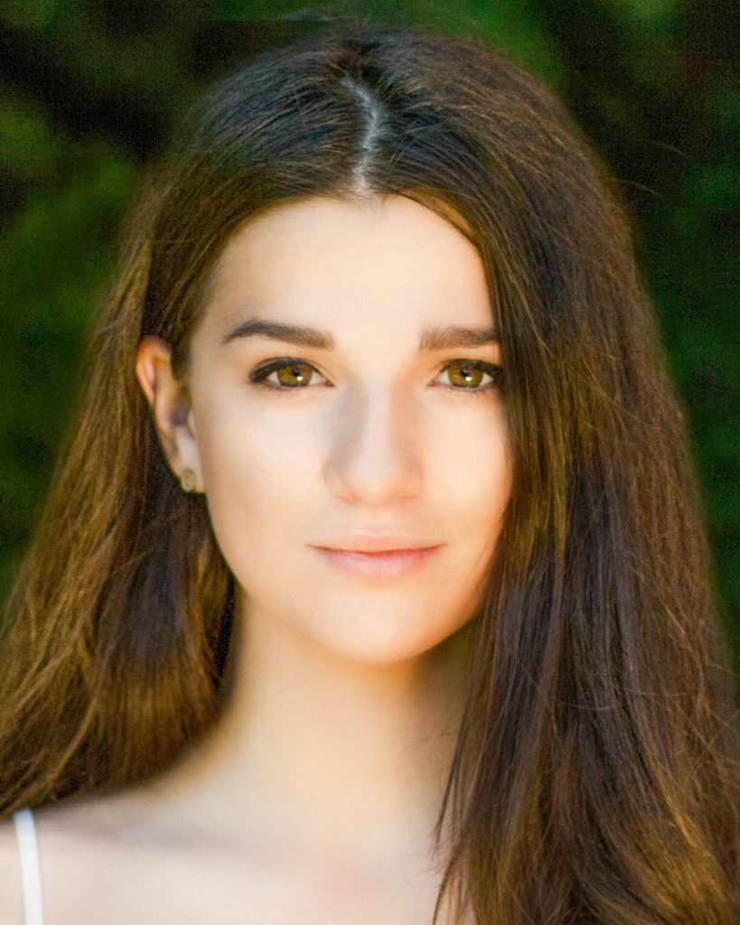 Maris Abela actress staring at camera